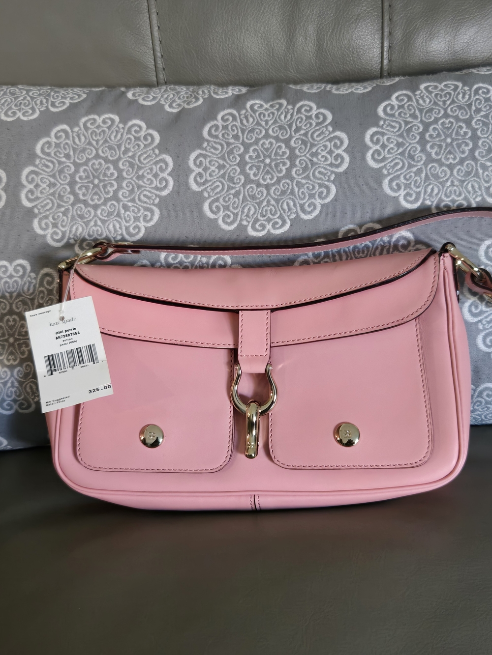 kate spade New York Mini Perrin Crossbody Bag in Pink (Petal) NWT